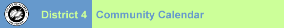 District 4 - Community Calendar
