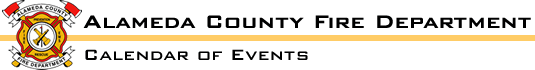 Fire Department - Community Calendar
