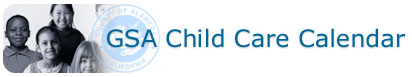 General Services Agency - Childcare Committee Calendar