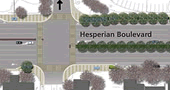 Hesperian Streetscape
