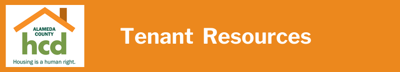 Alameda County HCD Logo: Tenant Resources