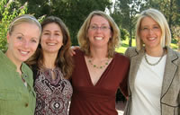 Photo of the four women who will be handling the Cool Counties booth.