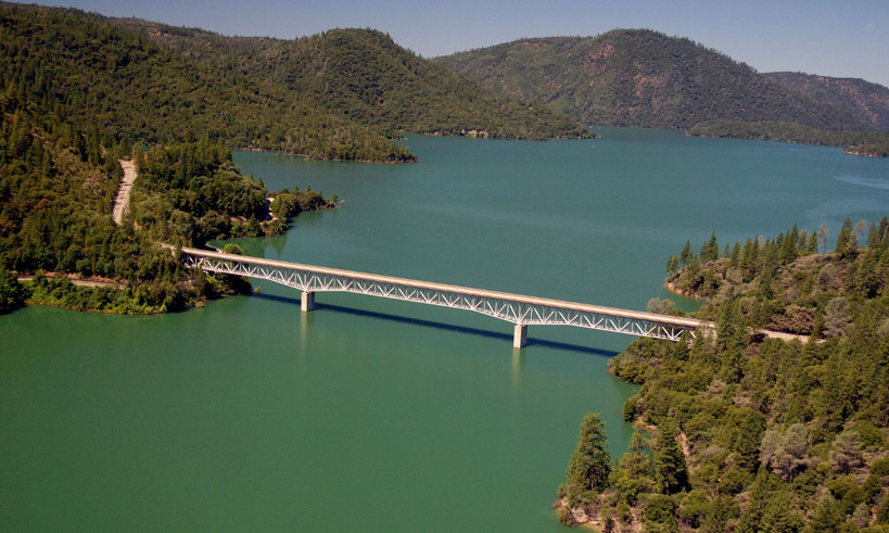 Image showing water levels at Lake Oroville 2011