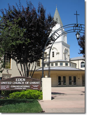 Photo of a church in Eden.
