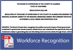 workforce recognition plan by alameda county board of supervisors