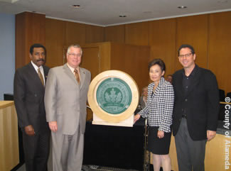 Photo of U.S. Green Building Council's LEED® Gold rating for the Juvenile Justice Center.