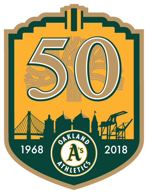 Oakland Athletics 50th Anniversary Logo