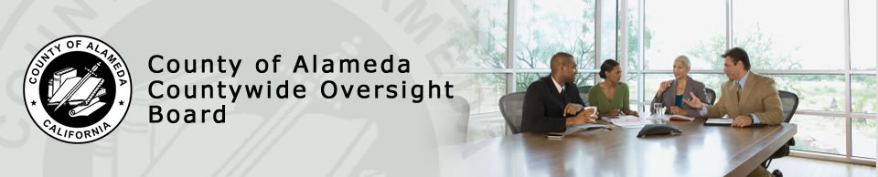 Calendar - Countywide Oversight Board - Boards & Commissions - Alameda County