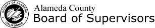 Alameda County Board of Supervisors
