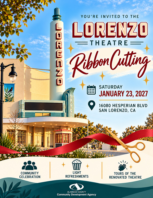 Lorenzo Theatre Ribbon Cutting Invitation