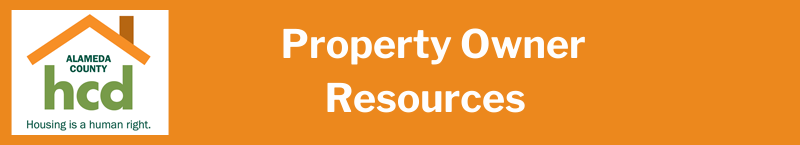 Alameda County HCD Logo: Property Owner Resources
