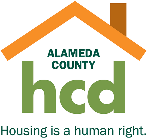 Alameda County HCD Logo: Housing is a human right.
