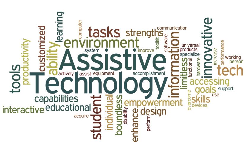Assistive Technology word cloud