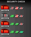 Photo shows screen from the tracking software.