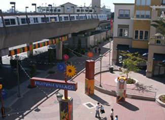 Photo of the Fruitvale Transit Village.