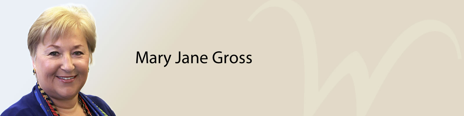 photo of Mary Jane Gross